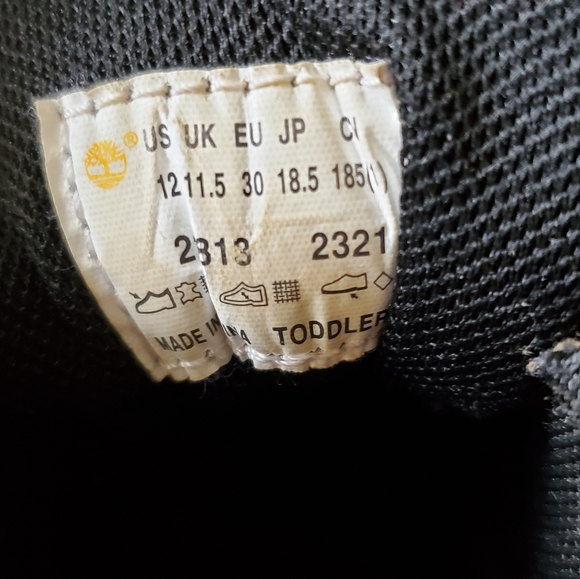 Kids size 12 Timberland Hikers - Picture 4 of 4